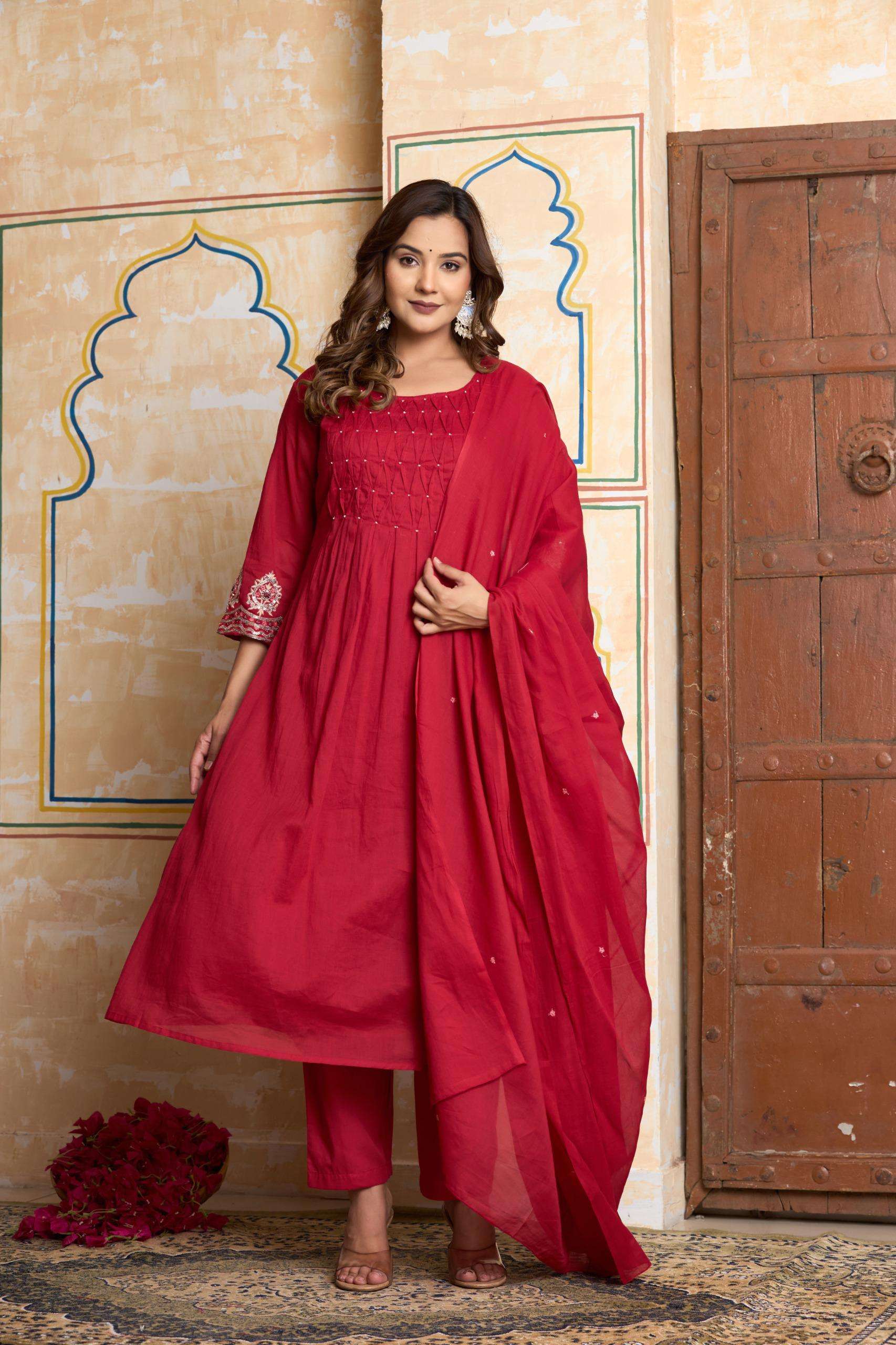 K 261 MUL COTTON WITH LINING DESIGN SUIT FOR CASUAL COUTURE ...