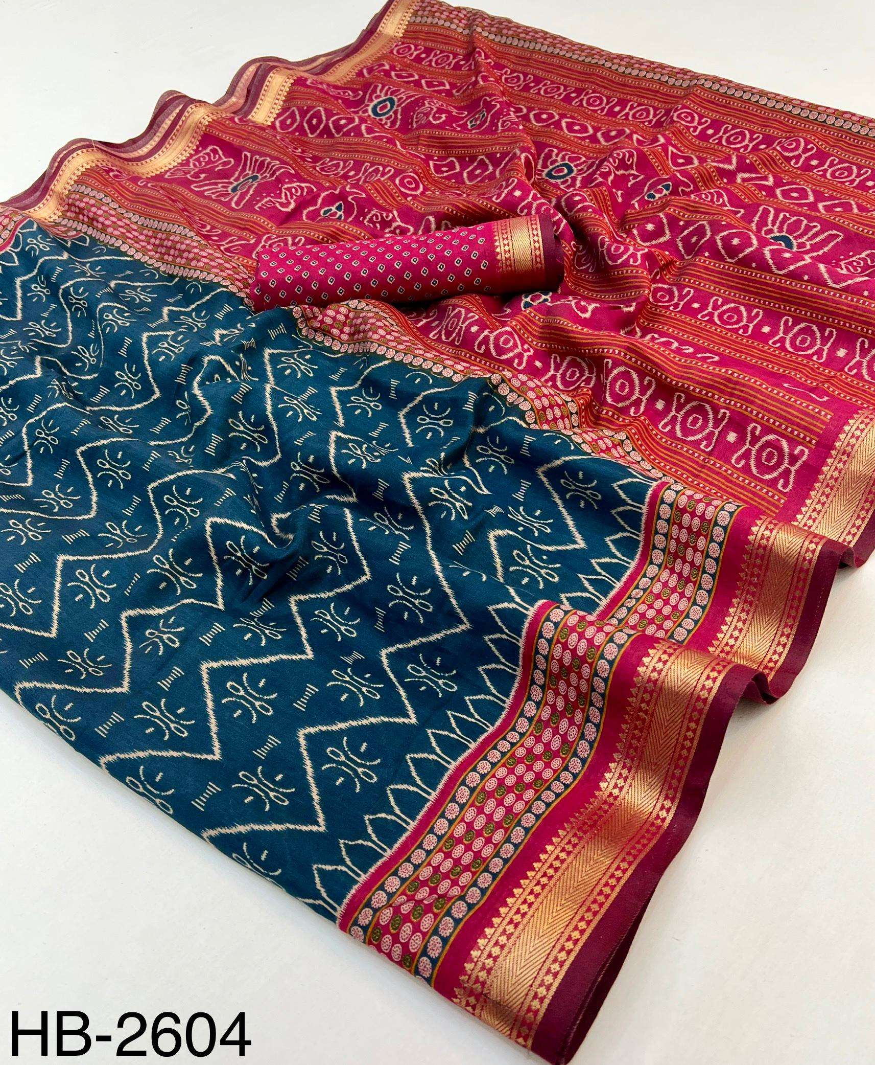 Kazari series Heatbeat  Batik printed mul Cotton fabric fanc...