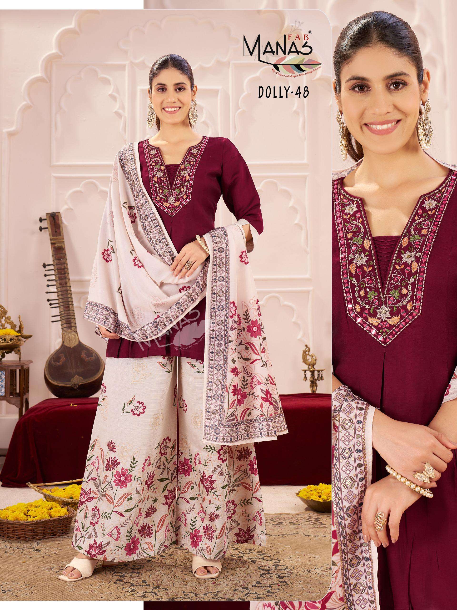 MANAS FAB DOLLY 50 PARTY AND FESTIVAL COLLECTION DESIGNER KU...