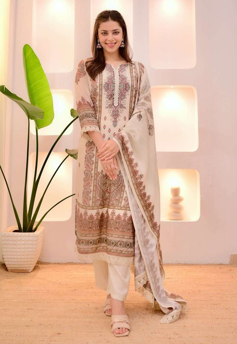 MARYAM YD 035 EID FESTIVAL & PARTY WEAR COTTON WITH DIGITAL ...