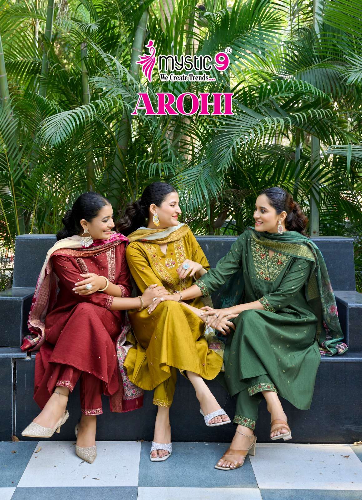 MYSTIC9 AROHI VOL 1 BRAND QUALITY DESIGNER STITCHED SUIT FOR...