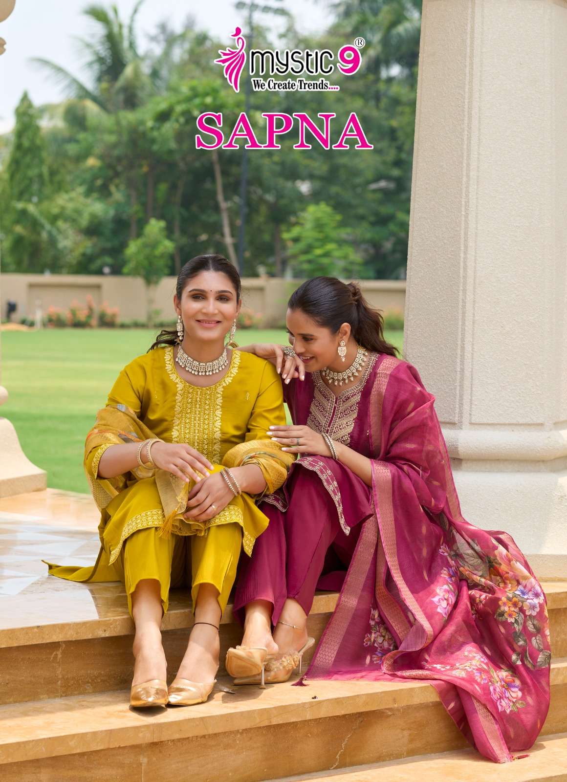 MYSTIC9 SAPNA VOL 2 SPECIAL OCCASIONS SILK EMBROIDERY SALWAR...