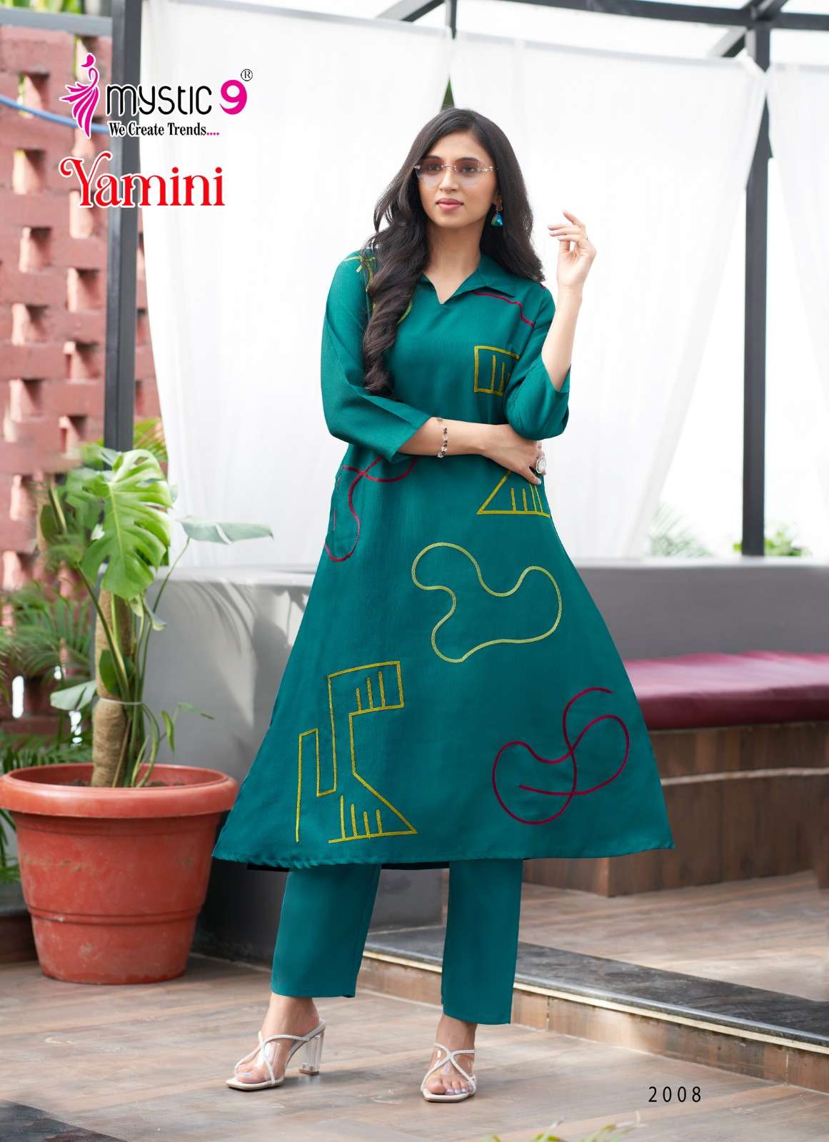 MYSTICK 9 YAMINI VOL 2 STYLISH DAILY WEAR VERTICAN FABRIC CO...