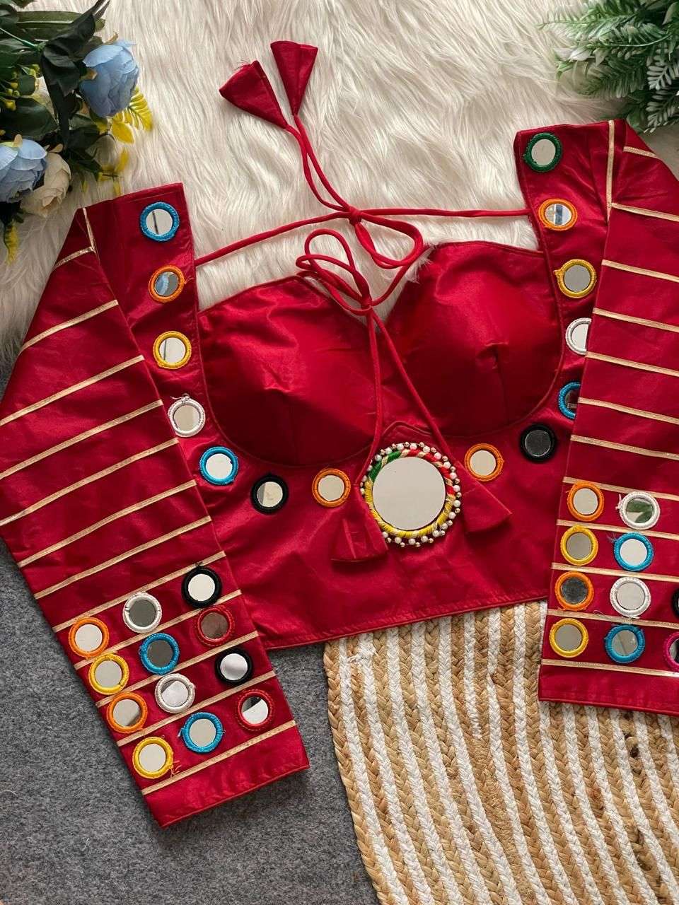 Navratri 01 TREND GARBA OUTFIT NAVRATRI SILK BLOUSE COLLECTI...