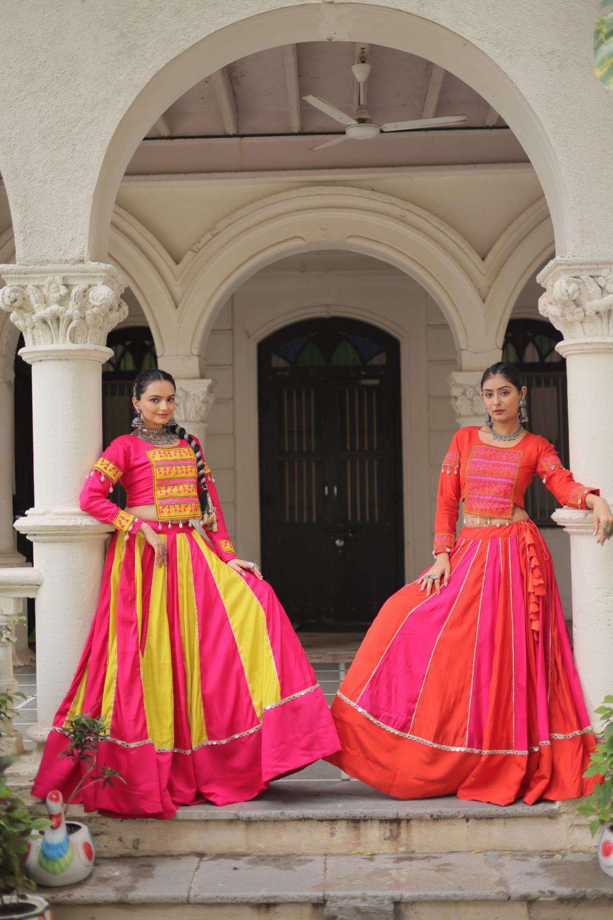 NAVRATRI SPECIAL READYMADE TRADITIONAL LOOK LEHENGA CHOLI BE...