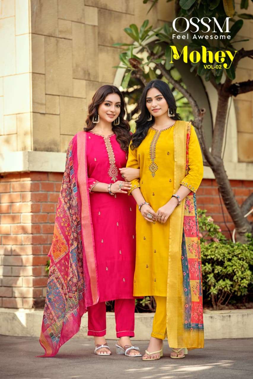 OSSM MOHEY VOL 2 CELEBRATION AND WEDDING OUTFIT SILK EMBROID...