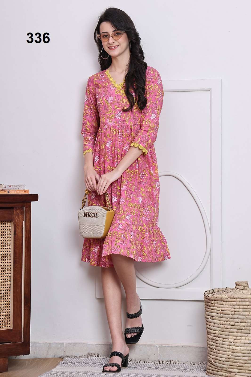 RAJ VOL 4 COLLEGE CASUAL ONE PIECE FOR GIRLS WHOLESALE IN SU...