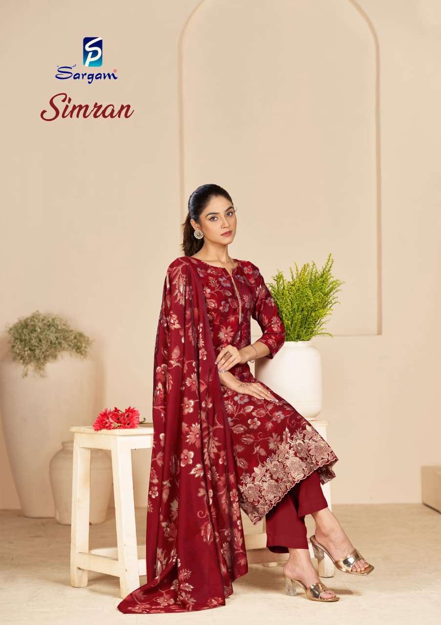 SARGAM SIMRAN VISCOSE MODAL DIGITAL SALWAR SUIT FOR PARTY WE...