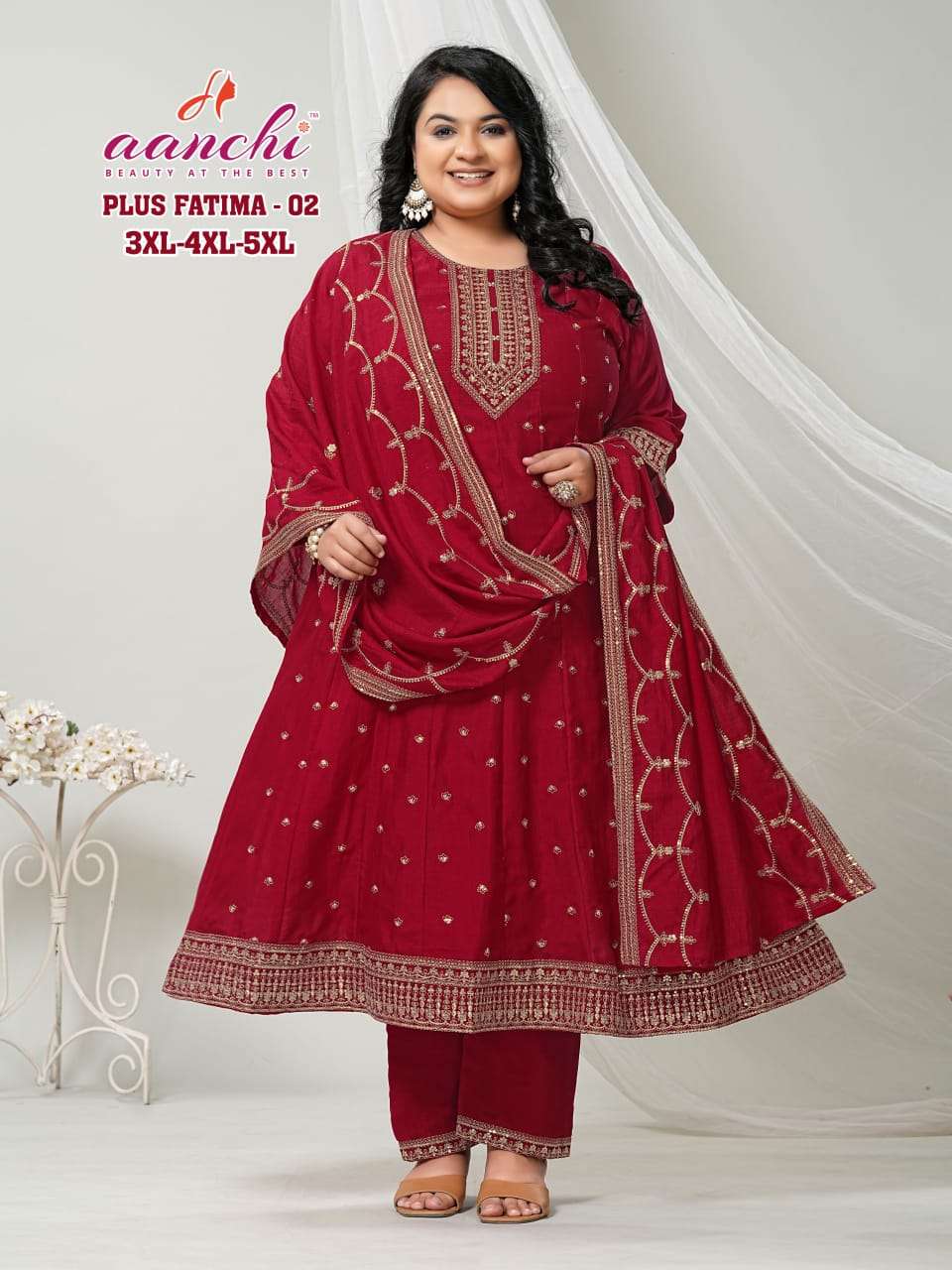 AANCHI PLUS FATIMA 1 2 3 FAT WOMEN FESTIVAL DESIGNER ANARKAL...