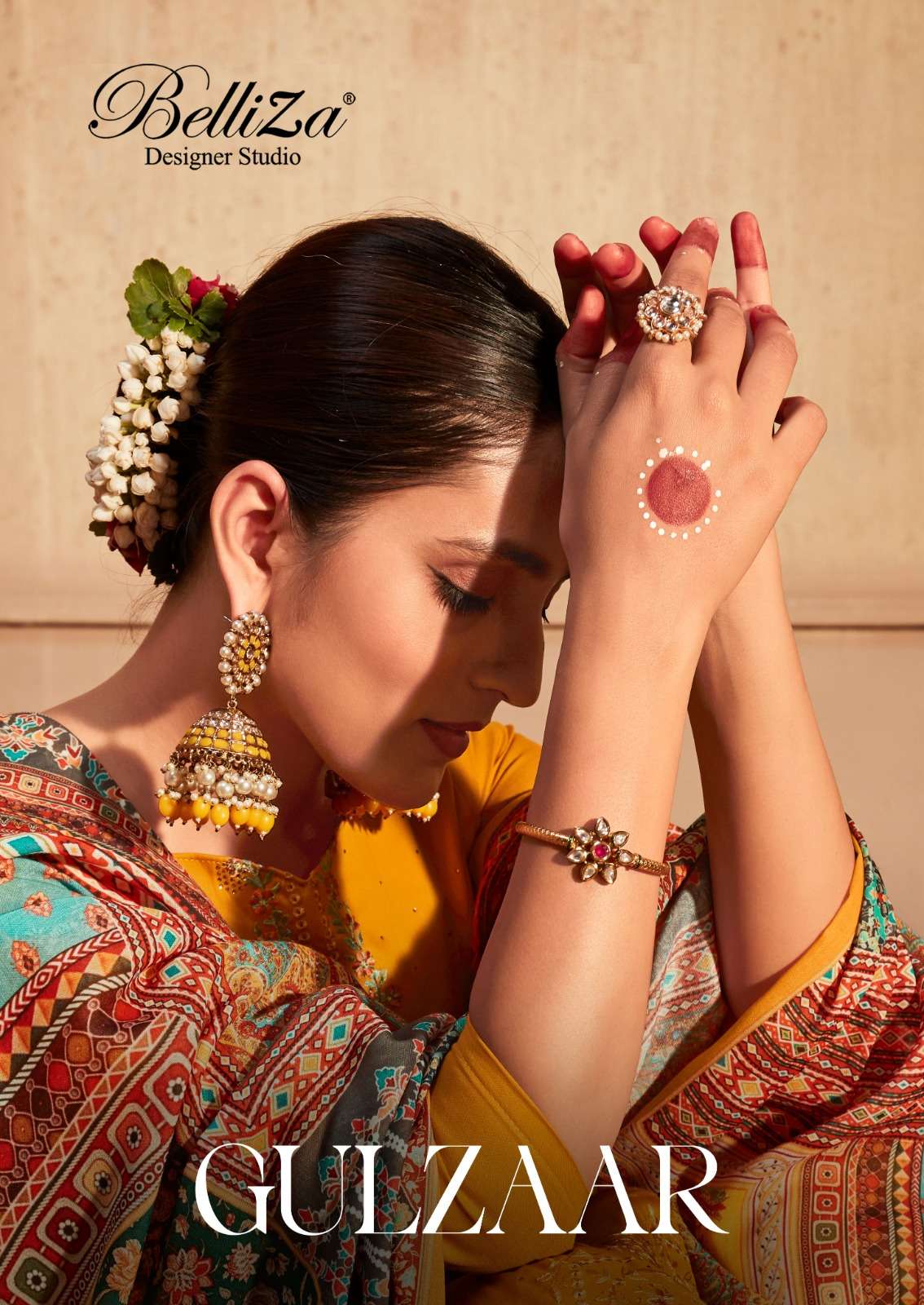 BELLIZA DESIGNER STUDIO GULZAAR HEAVY EMBROIDERY PAKISTANI S...