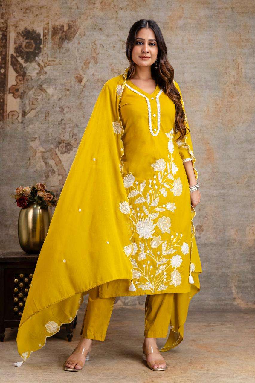 EXCLUSIVE QUALITY BRAND PREMIUM ELEGANT COTTON SUIT SET SURA...