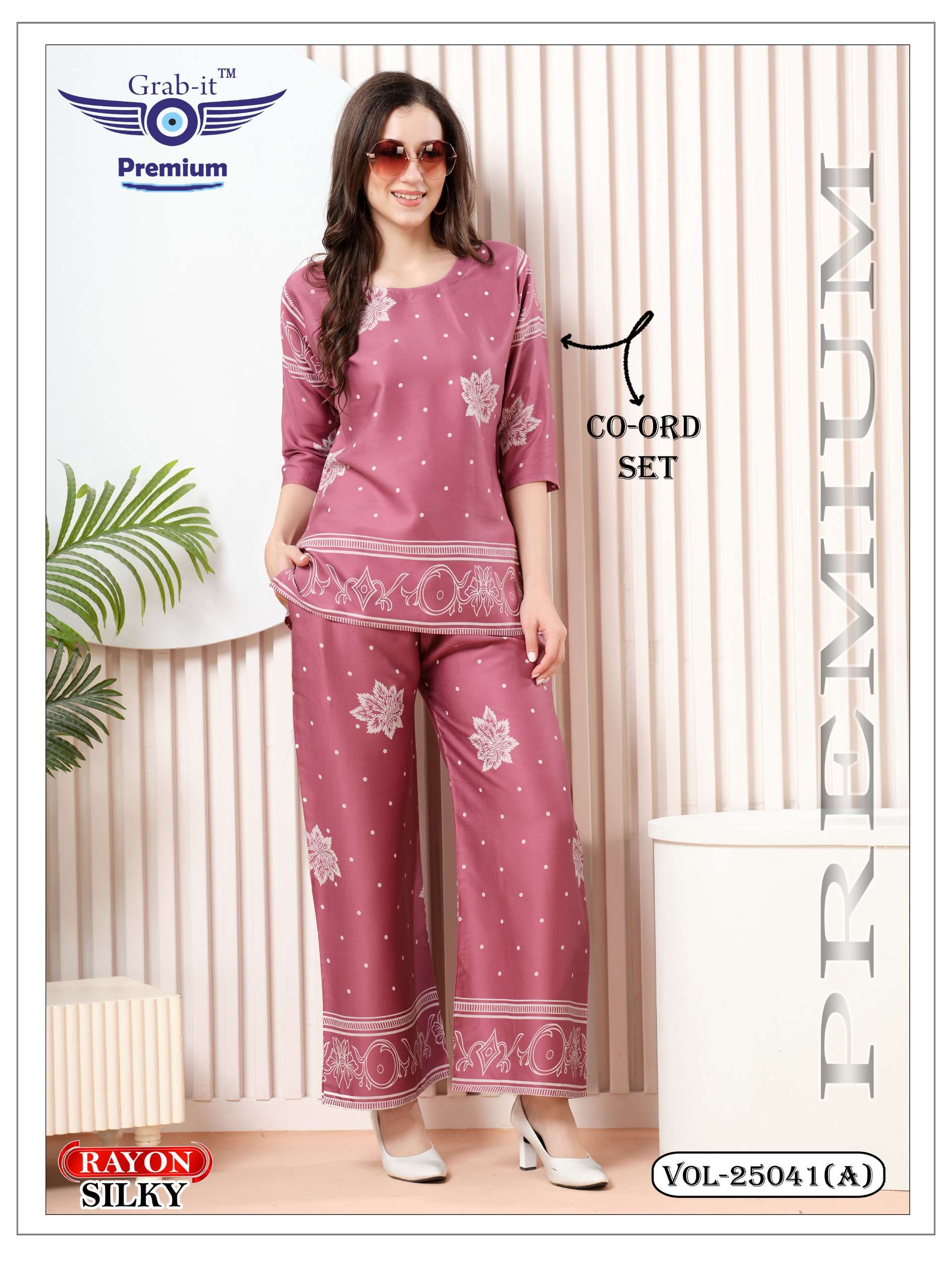 GRAB IT PREMIUM CO ORD SET 25041 STYLISH DAILY OUTFIT CORD S...