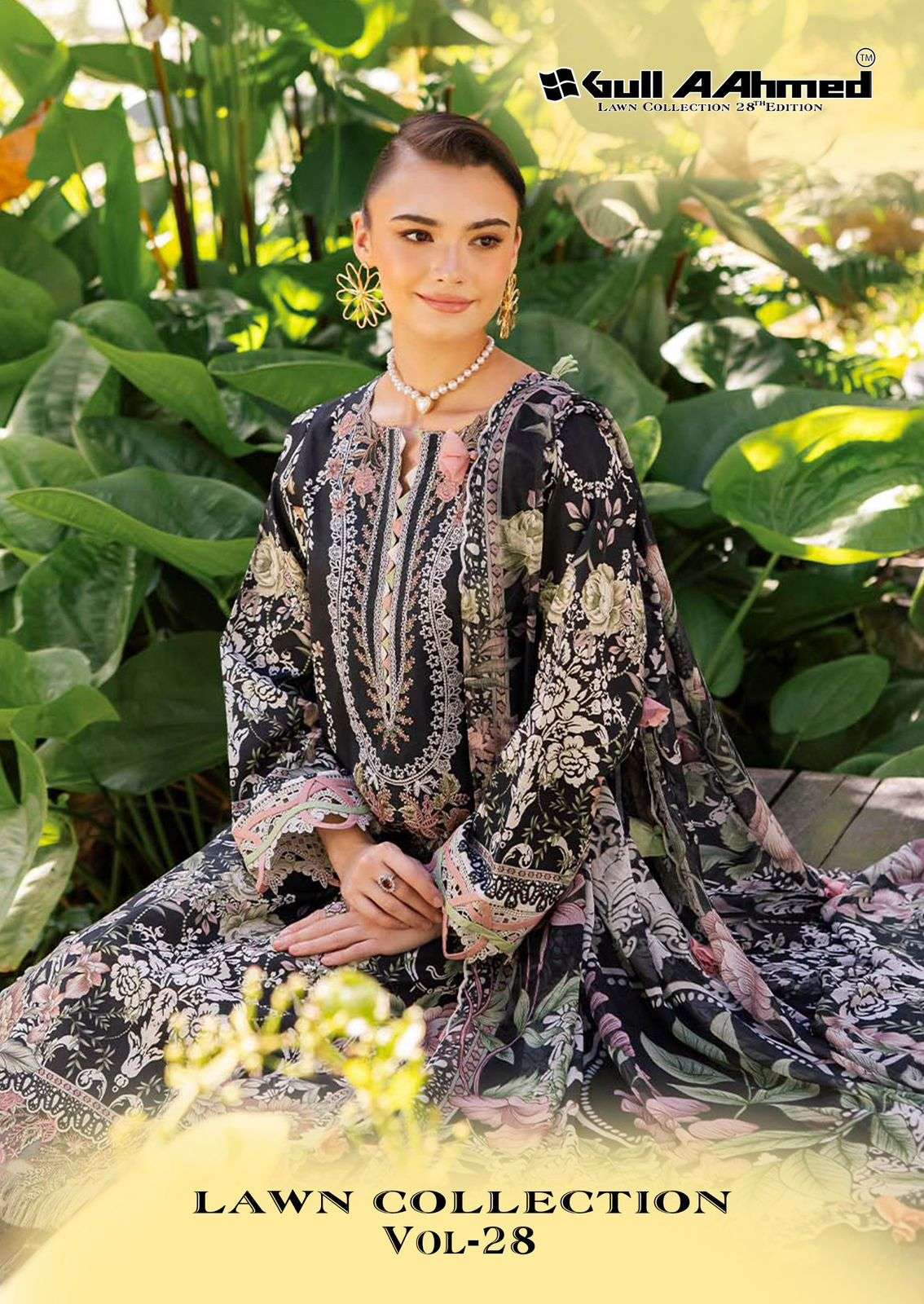 GULAHMED VOL 28 PAKISTANI TREND INDIAN COTTON LAWN SUIT FOR ...
