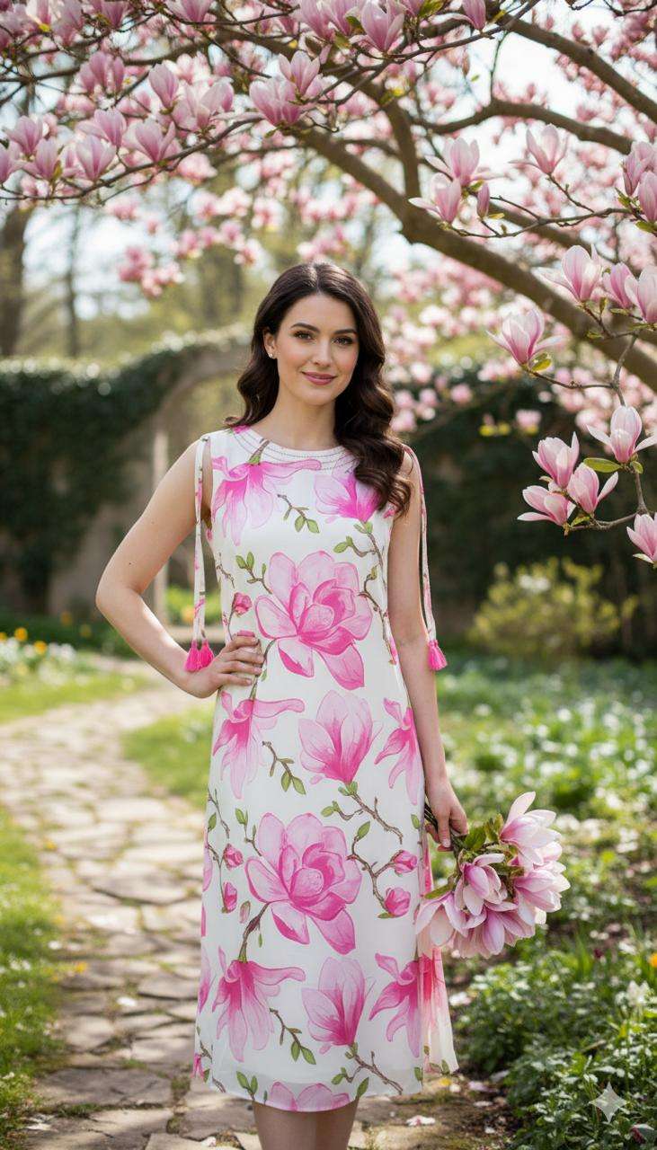 ID SUMMER COMFORT DRESS SLEEVELESS LONG KURTI FOR WOMEN WHOL...