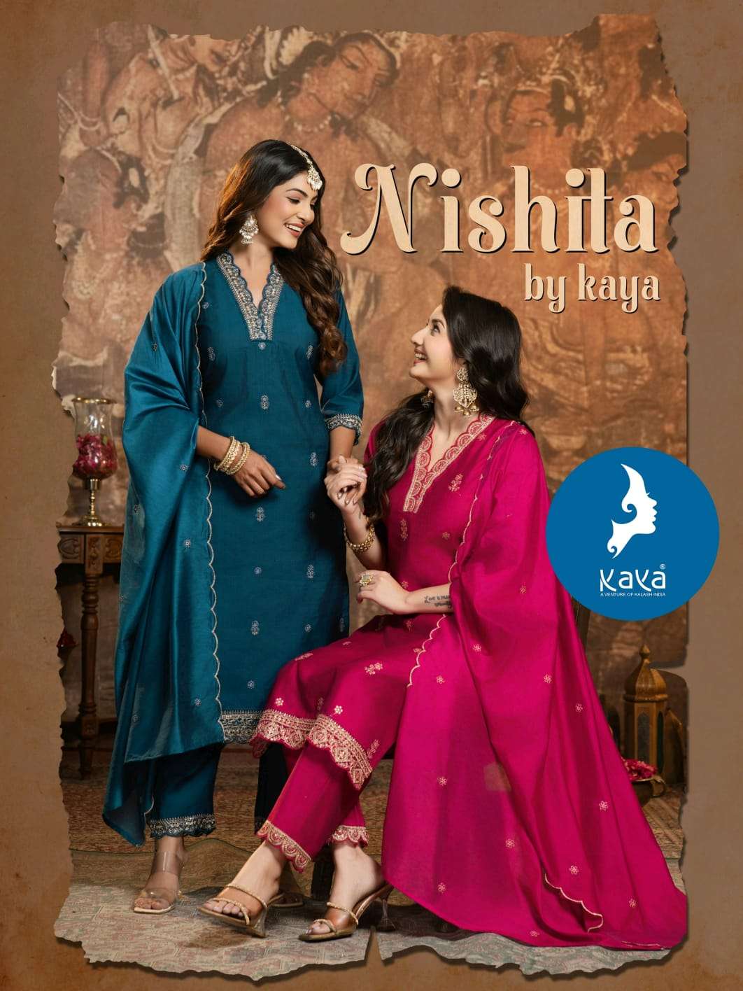 KAYA KURTI NISHITA BRANDED TRADITIONAL READY TO WEAR SALWAR ...