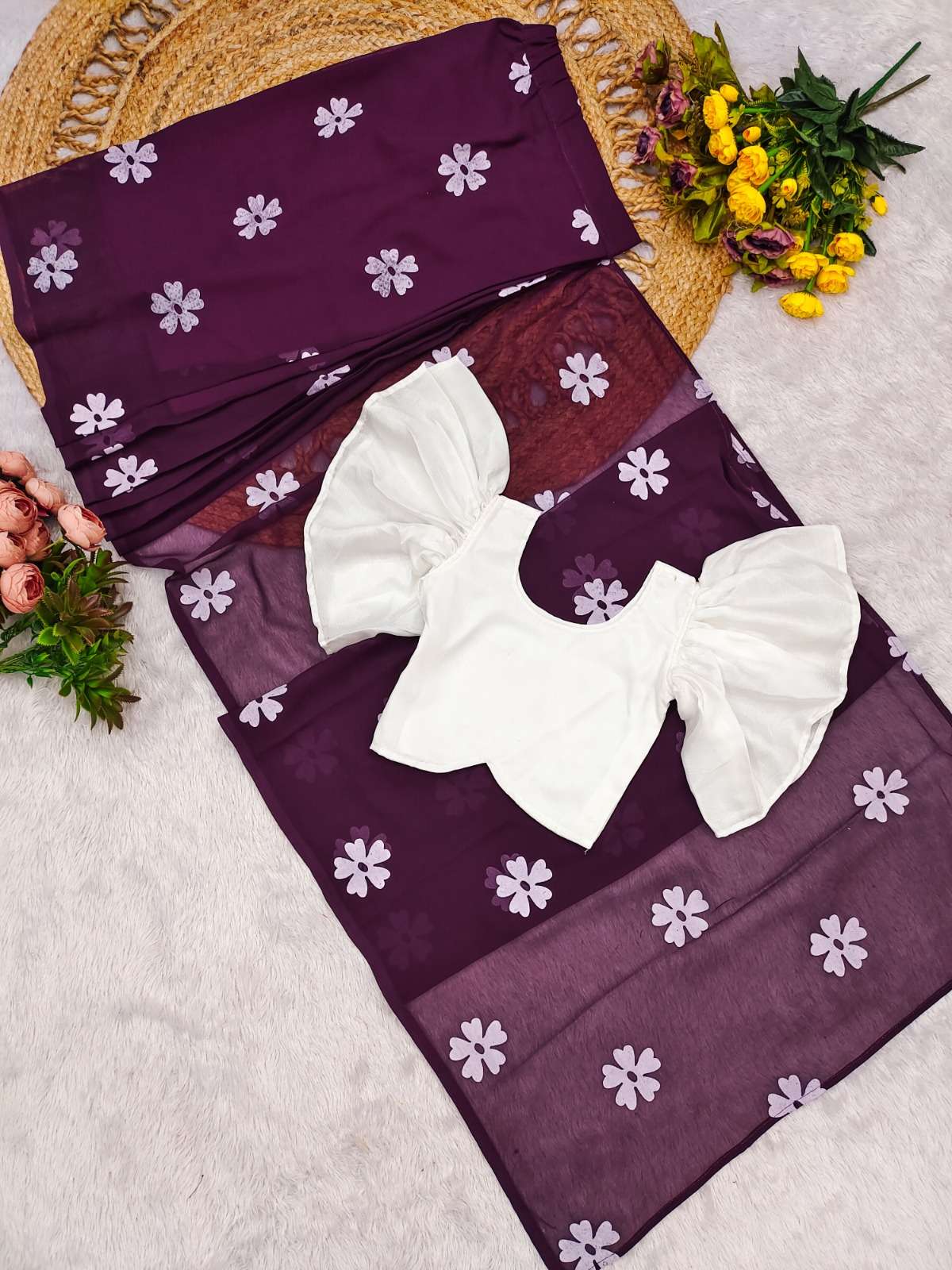 KIDS SPECAIL CHINON SILK FABRIC TRADITIONAL READY TO WEAR SA...