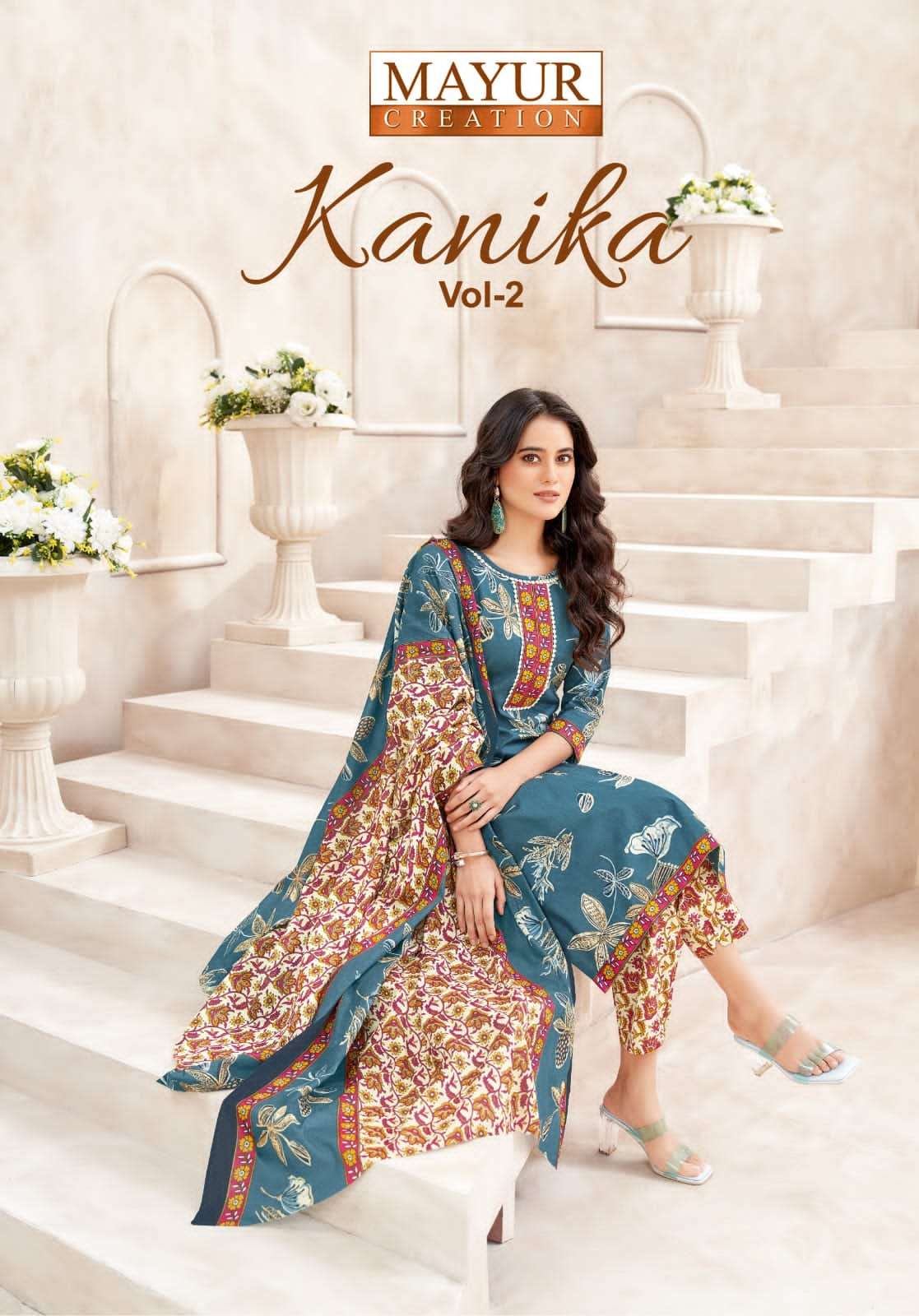 MAYUR KANIKA VOL 2 PURE COTTON PRINTED READY TO WEAR SUIT FO...
