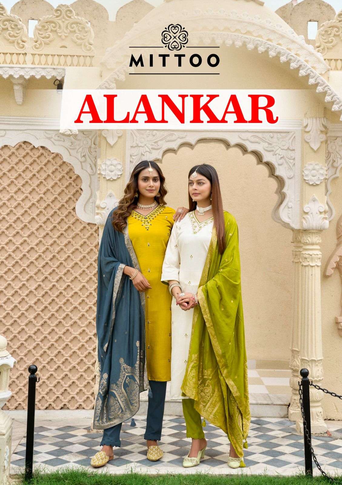 MITTOO ALANKAR VISCOSE WEAVING THREADWORK SALWAR SUIT COLLEC...