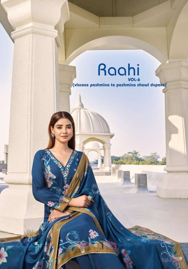 RUPALI FASHION RAAHI VOL 6 COMFORT FUNCTION FANCY PASHMINA P...