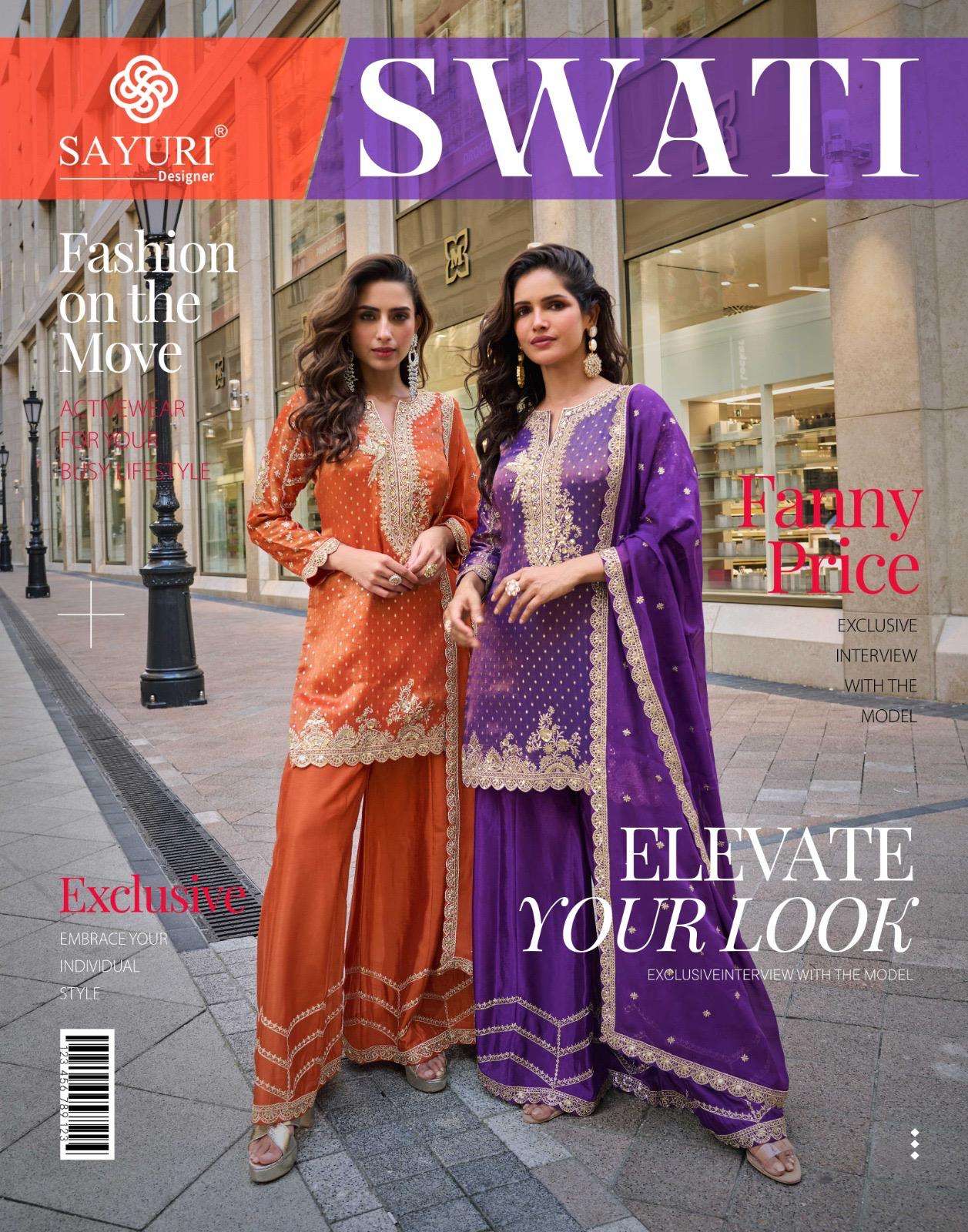 Sayuri Designer swati festival special designer look readyma...