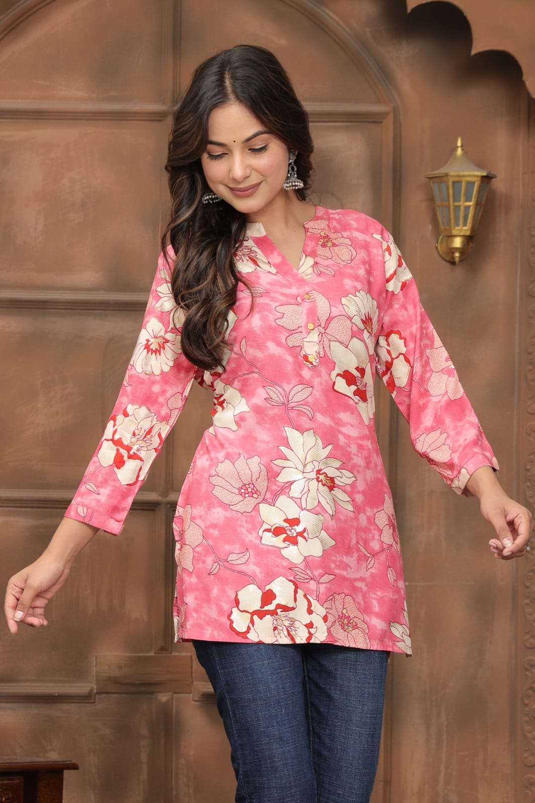 SP SUMMER DAILY WEAR COMFORT RAYON SHORT TOP FOR GIRLS CLOTH...
