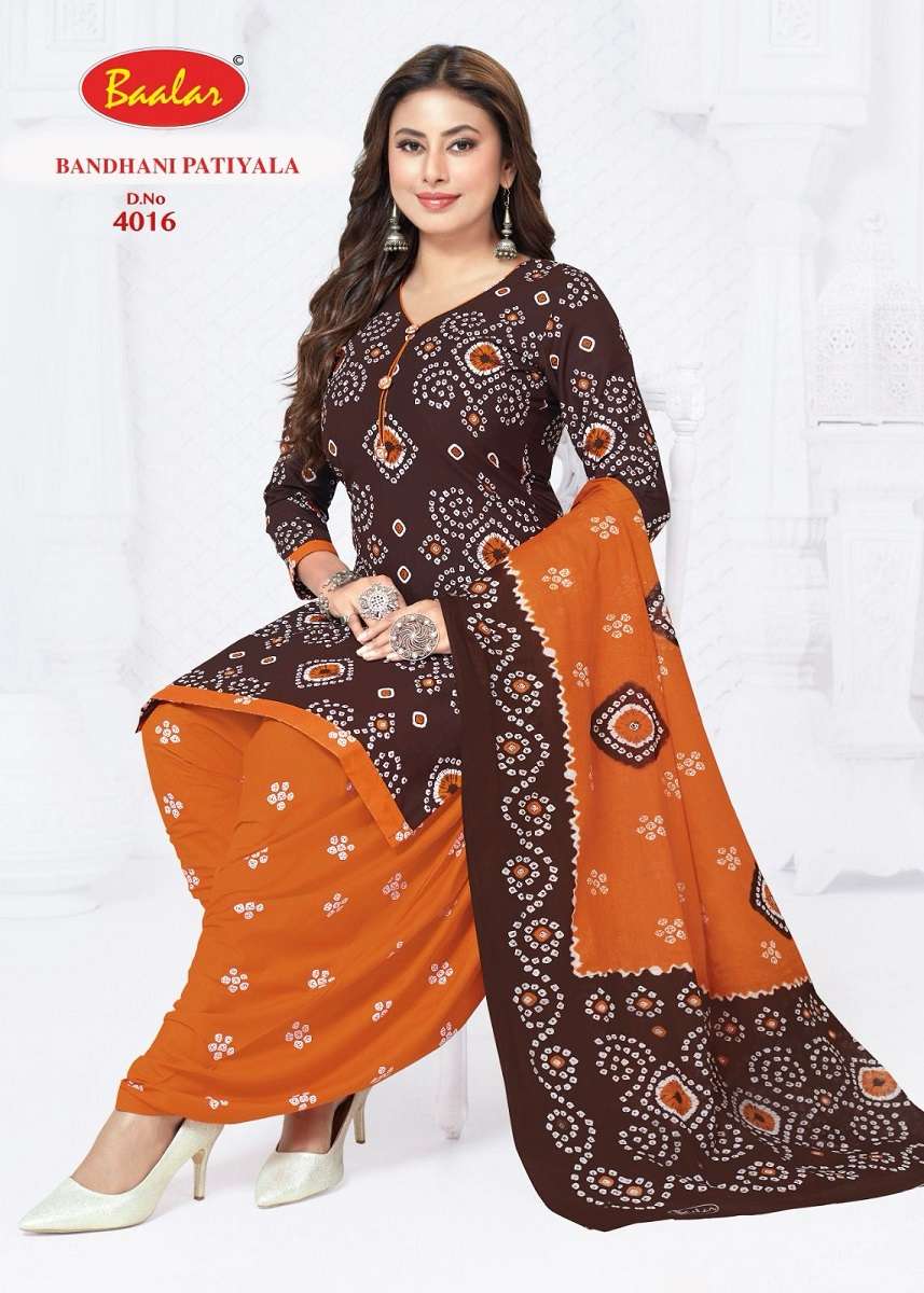 BAALA BANDHANI VOL 4 HEAVY COTTON PRINTED MATERIAL PATIYALA ...