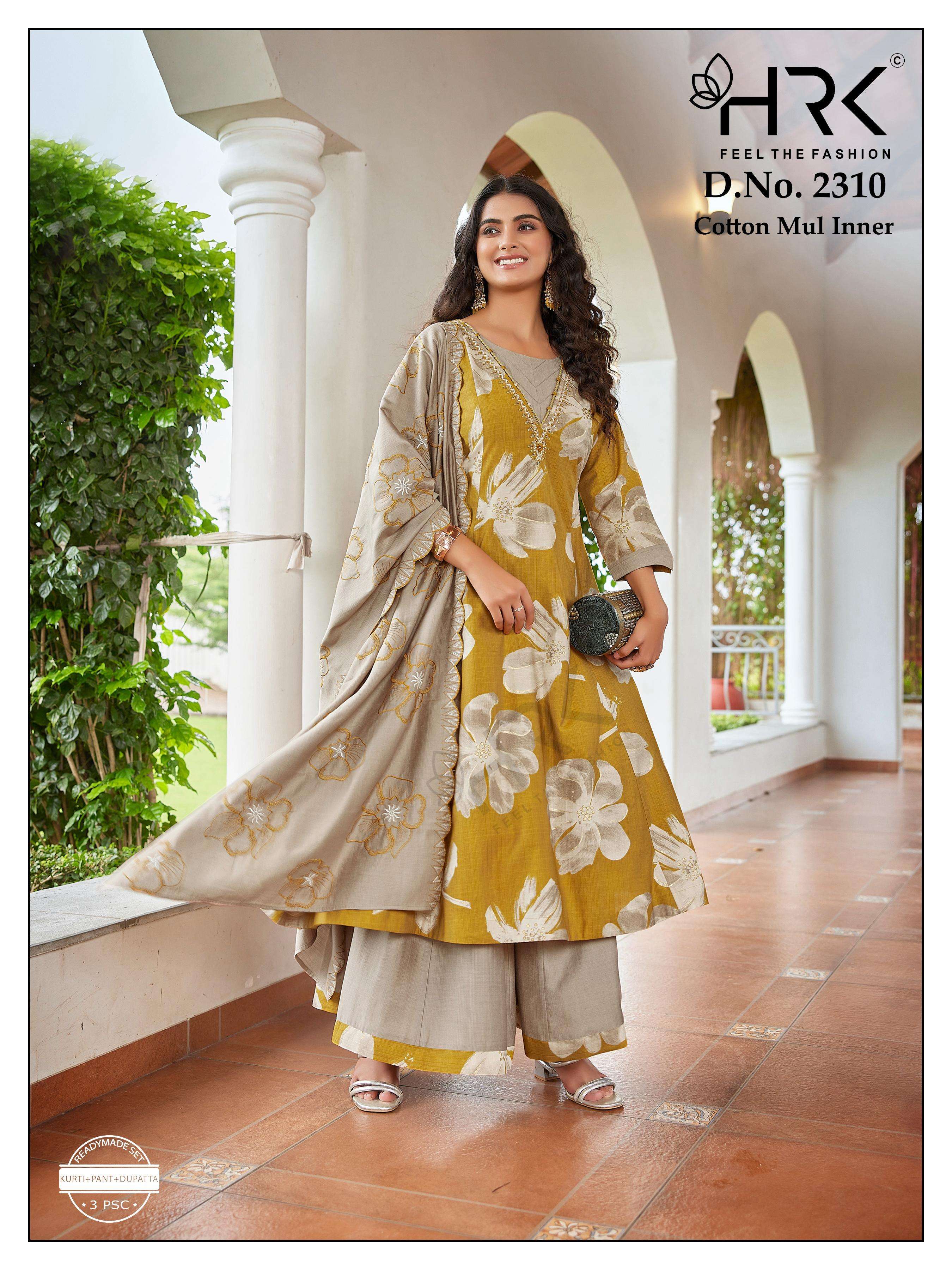 HRK FASHION 2310 JAIPUR CLASSIC LOOK FOIL HANDWORK FLAIR KUR...