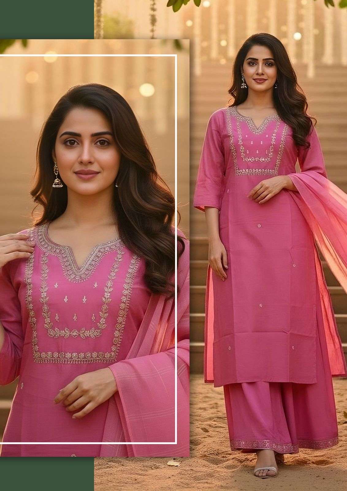 K 367 TRADITIONAL STYLE VERTICAN WITH INNER SALWAR SUIT COLL...