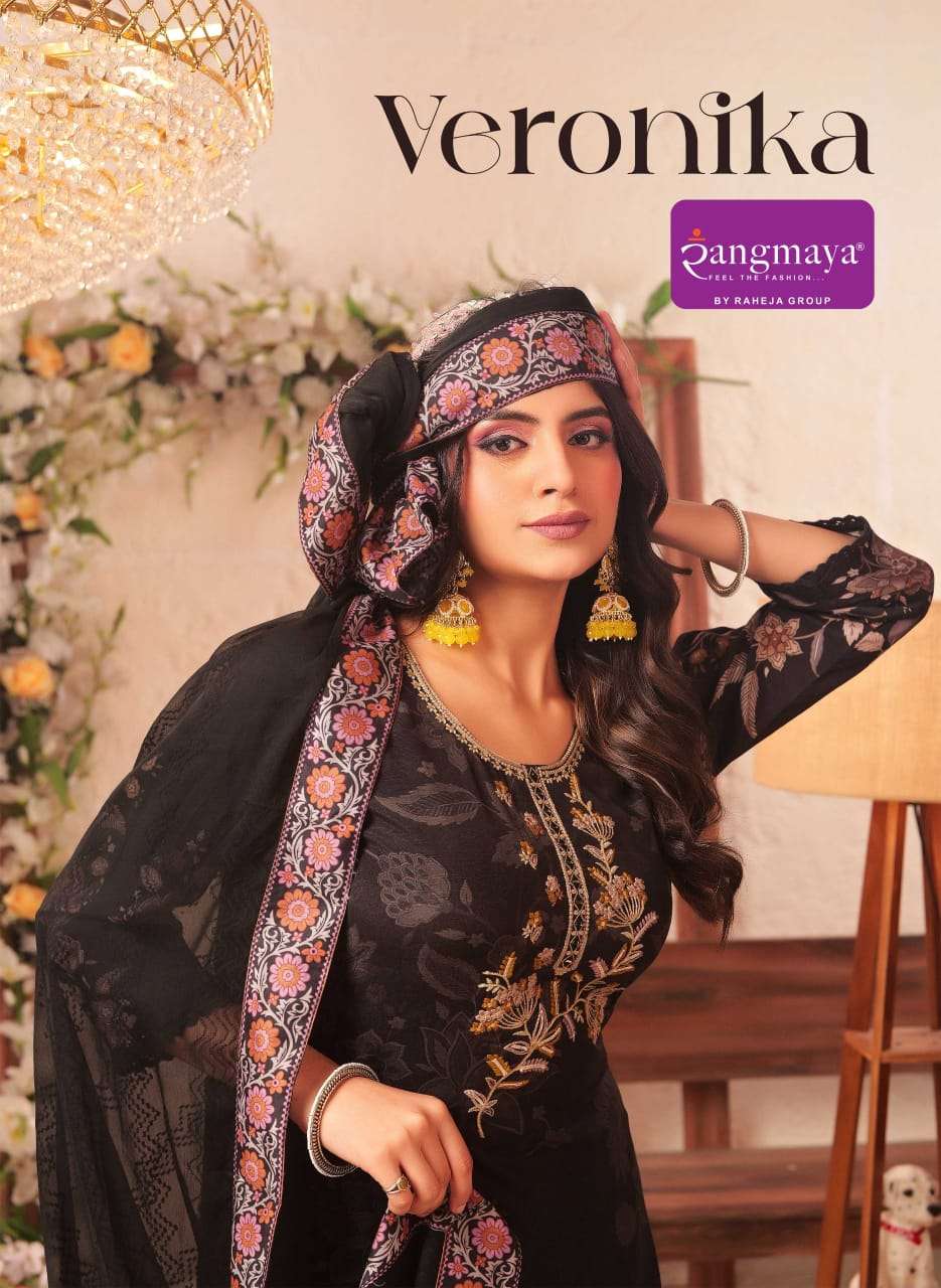 RANGMAYA VERONIKA BRANDED QUALITY WOMEN WEAR MUSLIN FABRIC S...