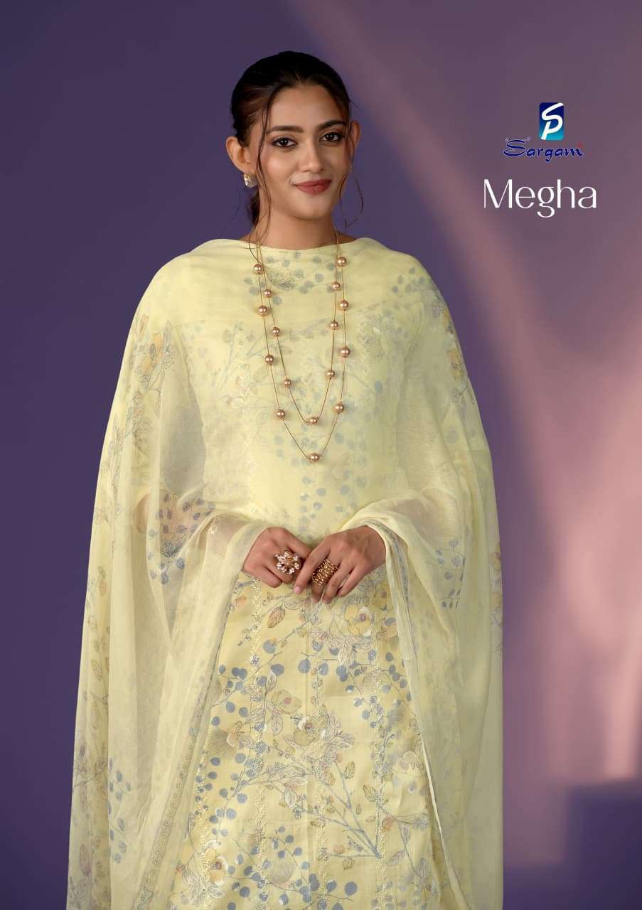 SARGAM MEGHA JAM DIGITAL PRINT EMBROIDERY WORK SALWAR SUIT T...