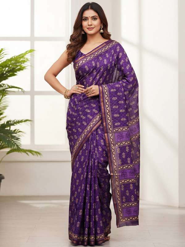 79 SUDHA ZARI BODAR DESIGN 24 & 25 ALL SEASON COMFORT SAREE ...