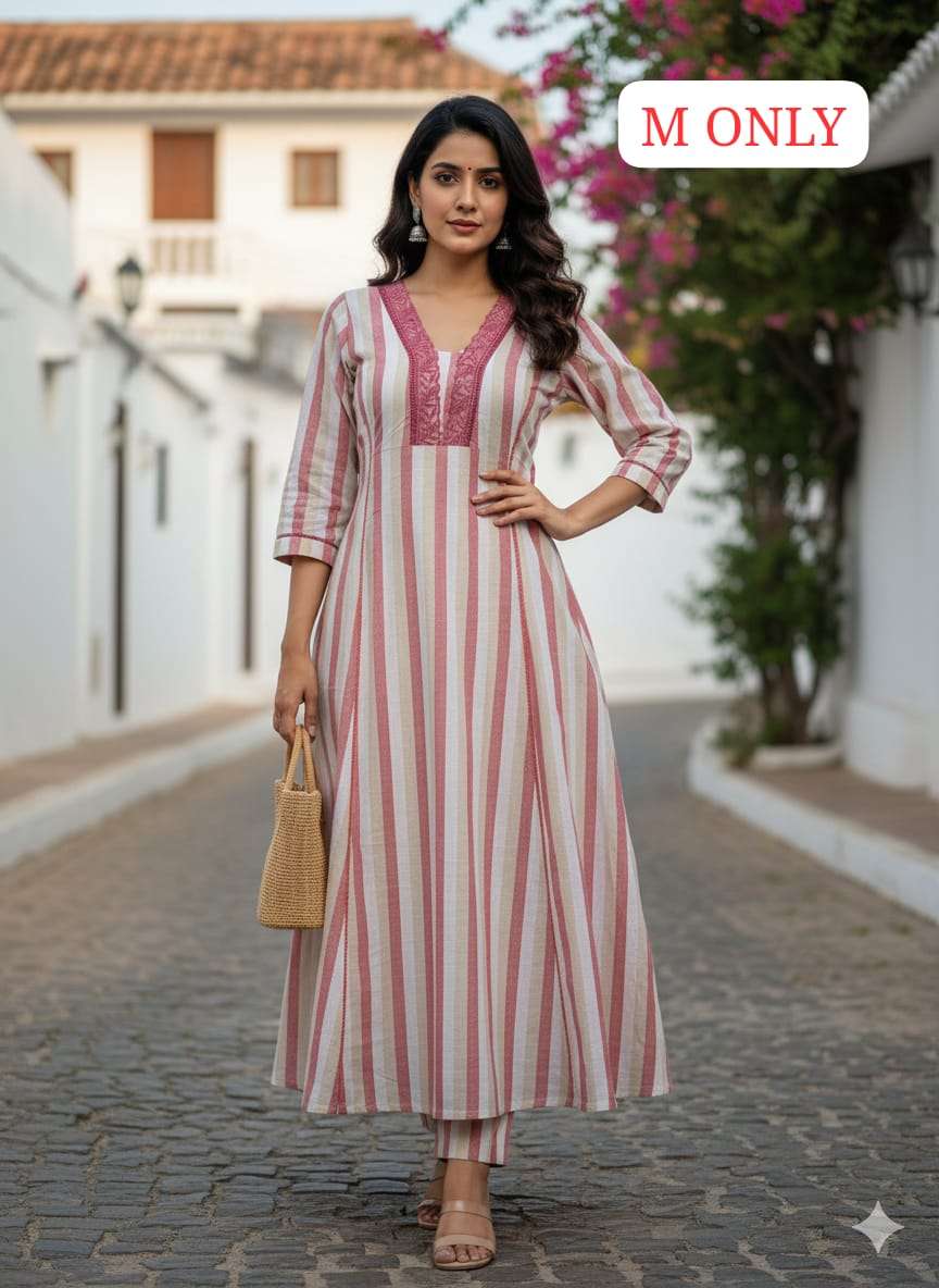 COLORFUL LINEN PATTERN COTTON TOP & PALAZZO SUIT DAILY OUTFI...