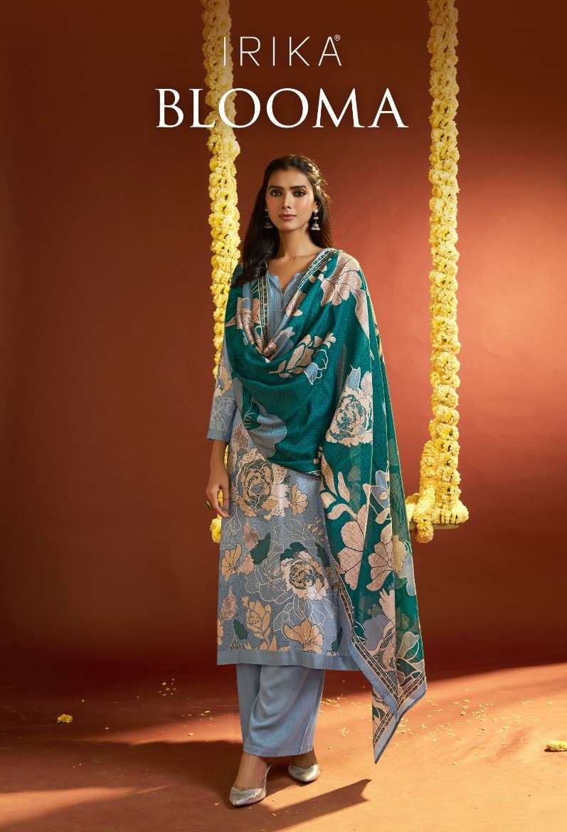 IRIKA BLOOMA INDAN BOUTIQUE WOMEN DIGITAL PRINTED PASHMINA D...