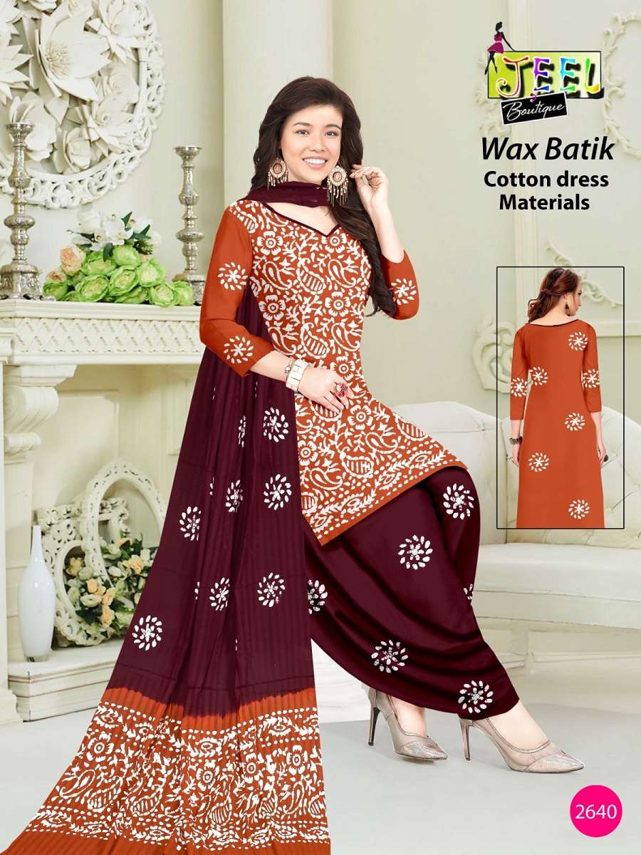 JEEL CONTRAST WAX BATIK BRAND QUALITY LOW PRICE COTTON DRESS...