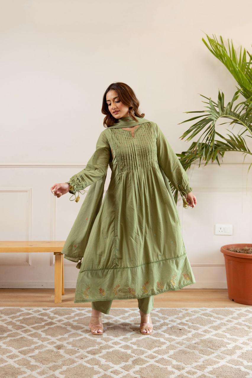 K 485 ALL SEASON OFFICE AND COLLEGE WEAR COTTON 3 PIECE FOR ...