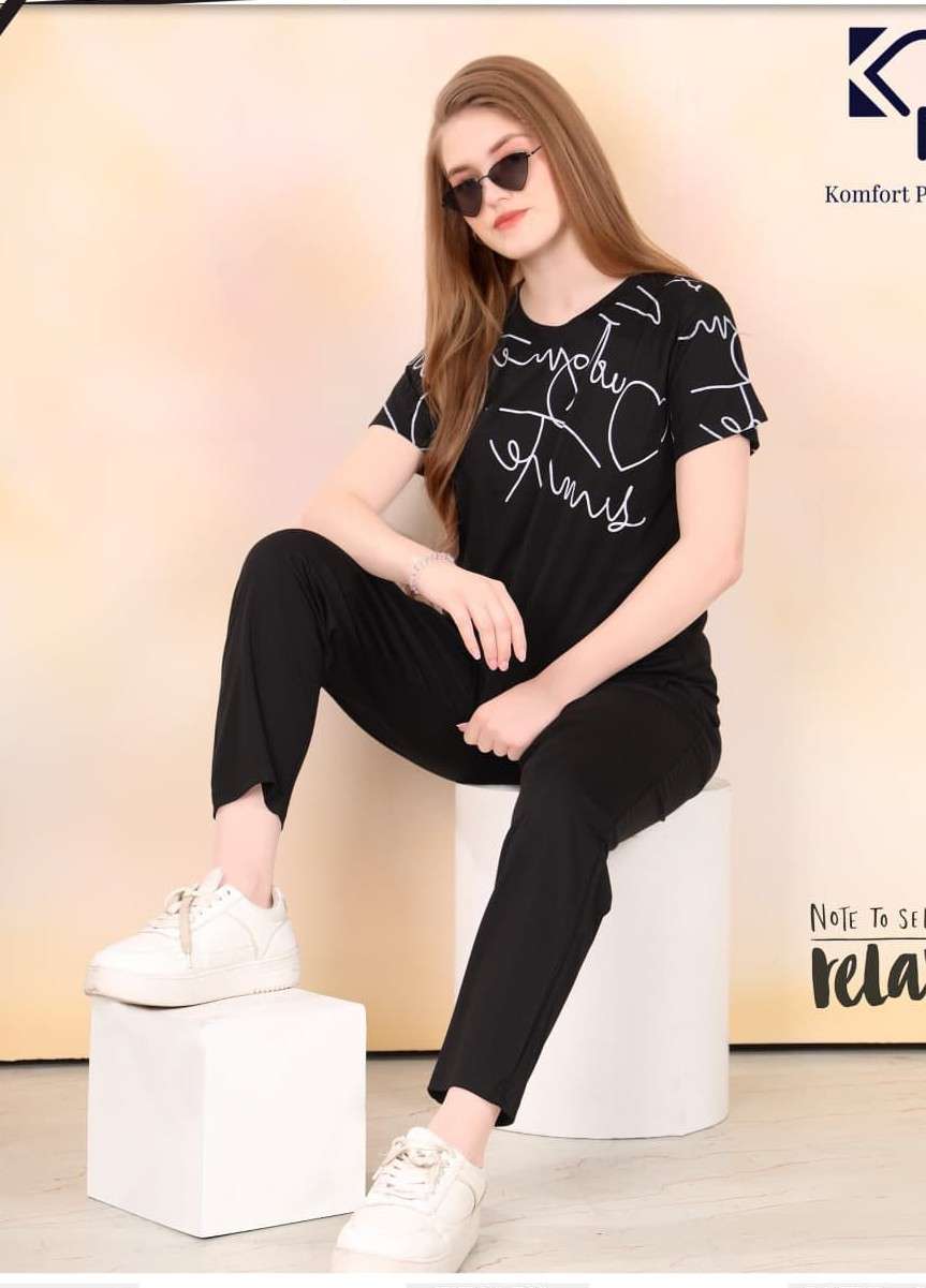 KP 2046 TENCIL IMPORTED WOMEN NIGHT SUIT WEAR WHOLESALE SURA...