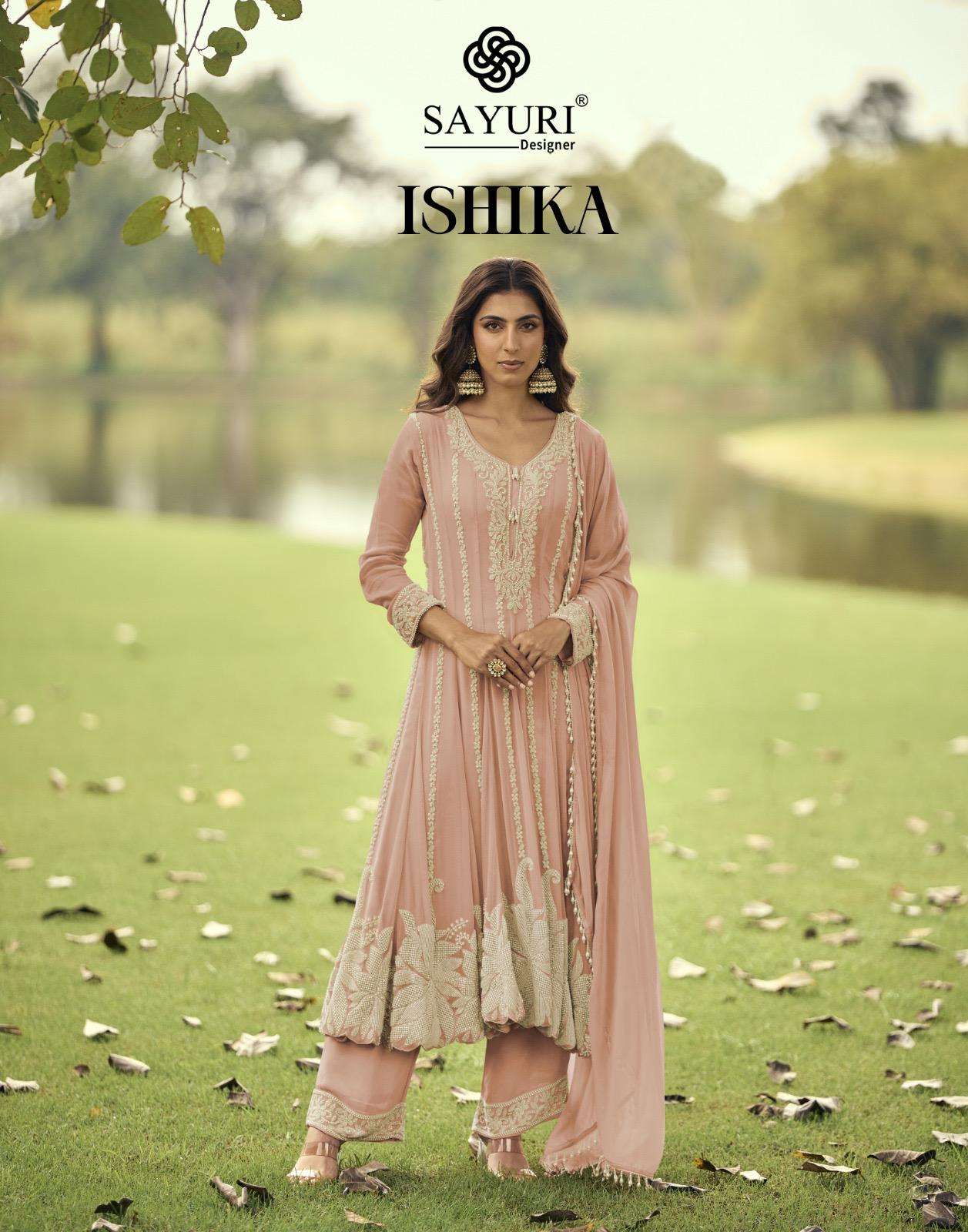 Sayuri Designer Ishika Georgette with heavy embroidery work ...