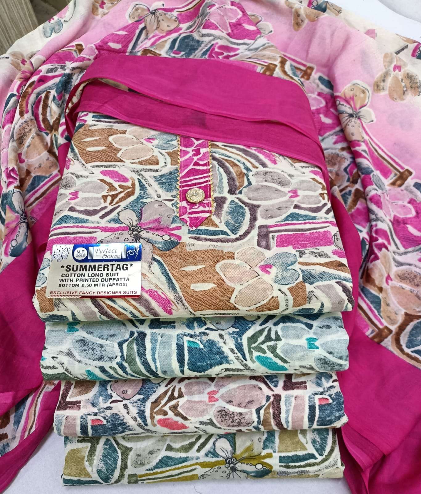 SIARA SUMMERTEG SOFT COTTON PRINT MATERIAL 3 PIECE SUIT WOME...