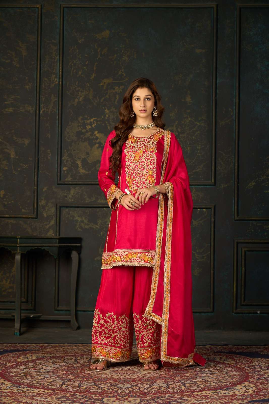 SURMEDANI 1019 RUSSIAN SILK KALI STYLE WITH FLARED SUIT FOR ...