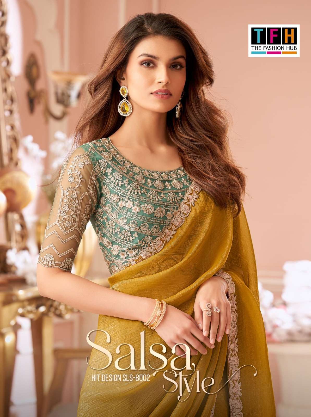 TFH Salsa Style Hit 8002 Design Designer look saree best col...