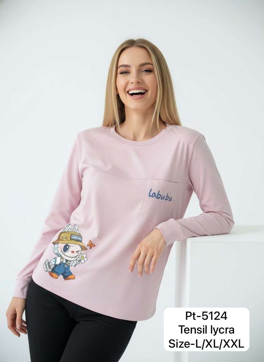 AB 5124 FANCY WOMEN FULL SLEEVESS TSHIRT COLLECTION BUY STOR...