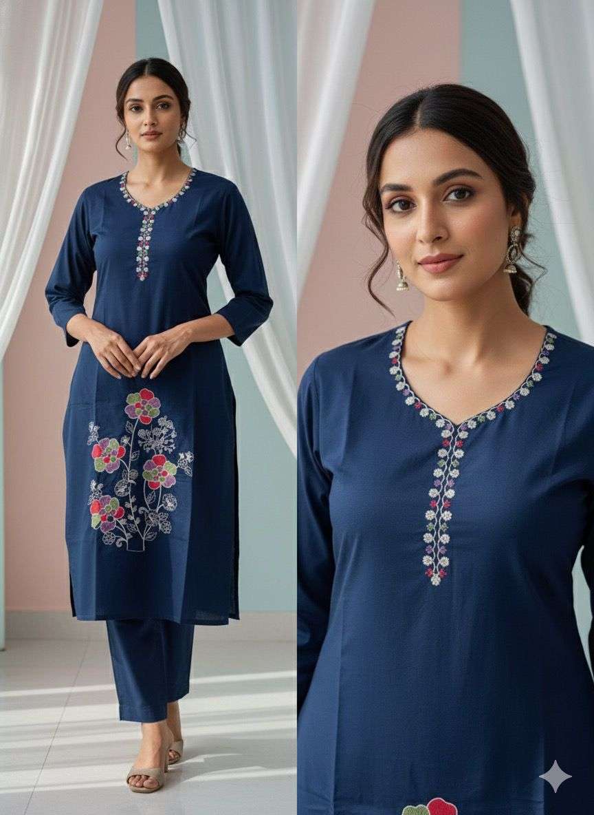 AB DHABU COTTON KURTI PANT POCKET STYLE CASUAL LOOK RETAILER...