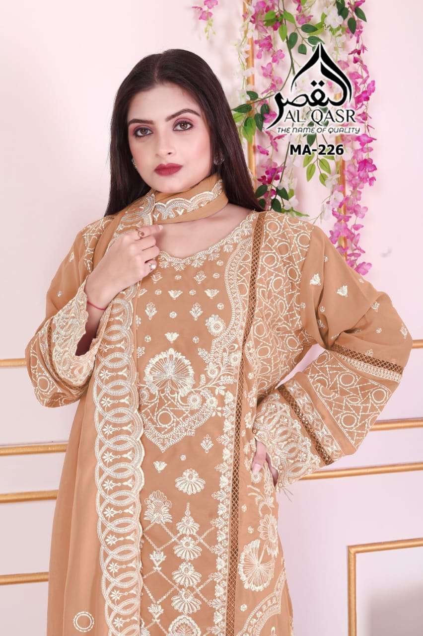 AL QAS 226 BOUTIQUE GEORGETTE WITH EMBROIDERY WORK PAKISTANI...