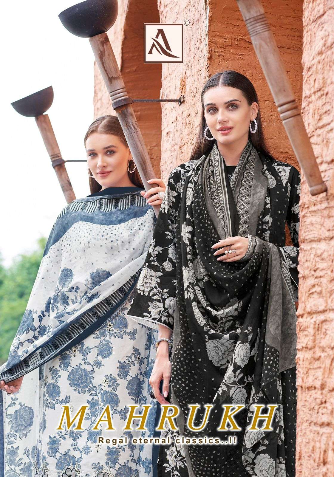 ALOK SUIT MAHRUKH CAMBRIC COTTON FANCY WORK SALWAR SUIT FASH...