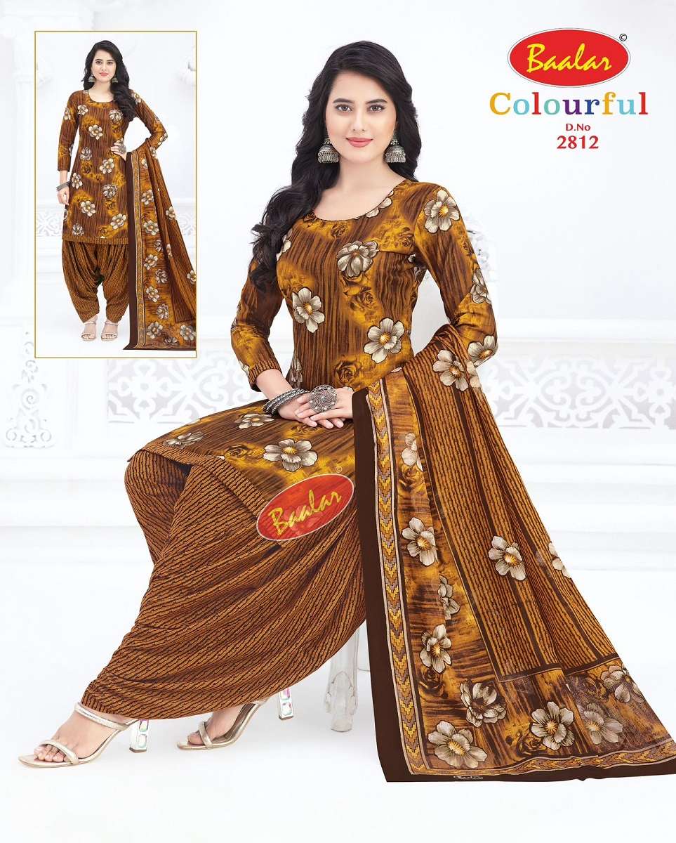 BAALAR COLOURFUL VOL 28 SUMMER REGULAR CLOTH COTTON KAMEEZ S...
