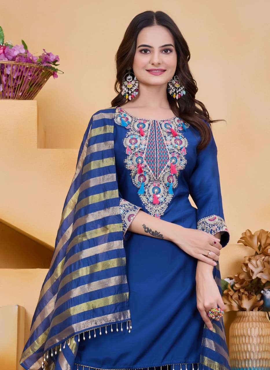 BOUTIQUE DESIGNER COLLECTION READYMADE KURTI SUIT DEALER RAT...