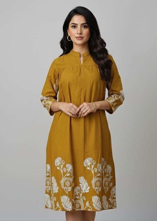 CAMBRIC COTTON LONG TUNIC ONE PIECE DAILY CLOTH TEXTILE SHOP...