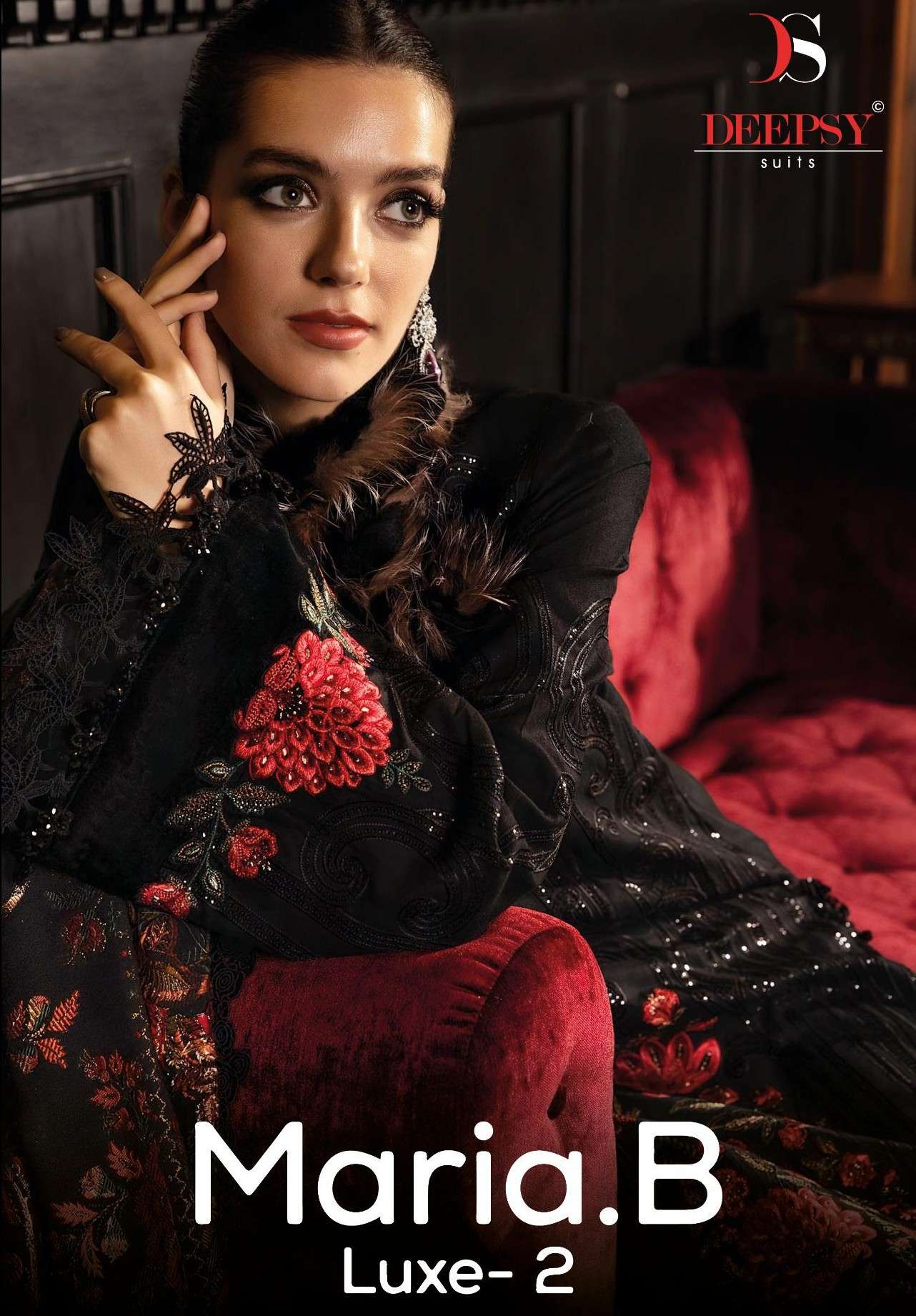 DEEPSY SUITS MARIAB LUXE 25 VOL 2 RAYON SELF EMBROIDERY ATTR...