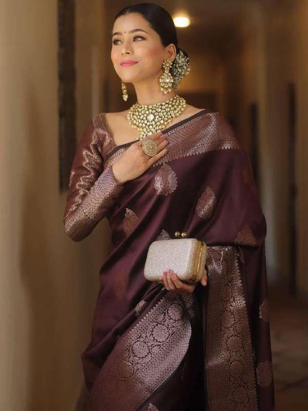 FESTIVAL BEST RICH PALLU & JACQUARD WORK ALL OVER THE SAREES...