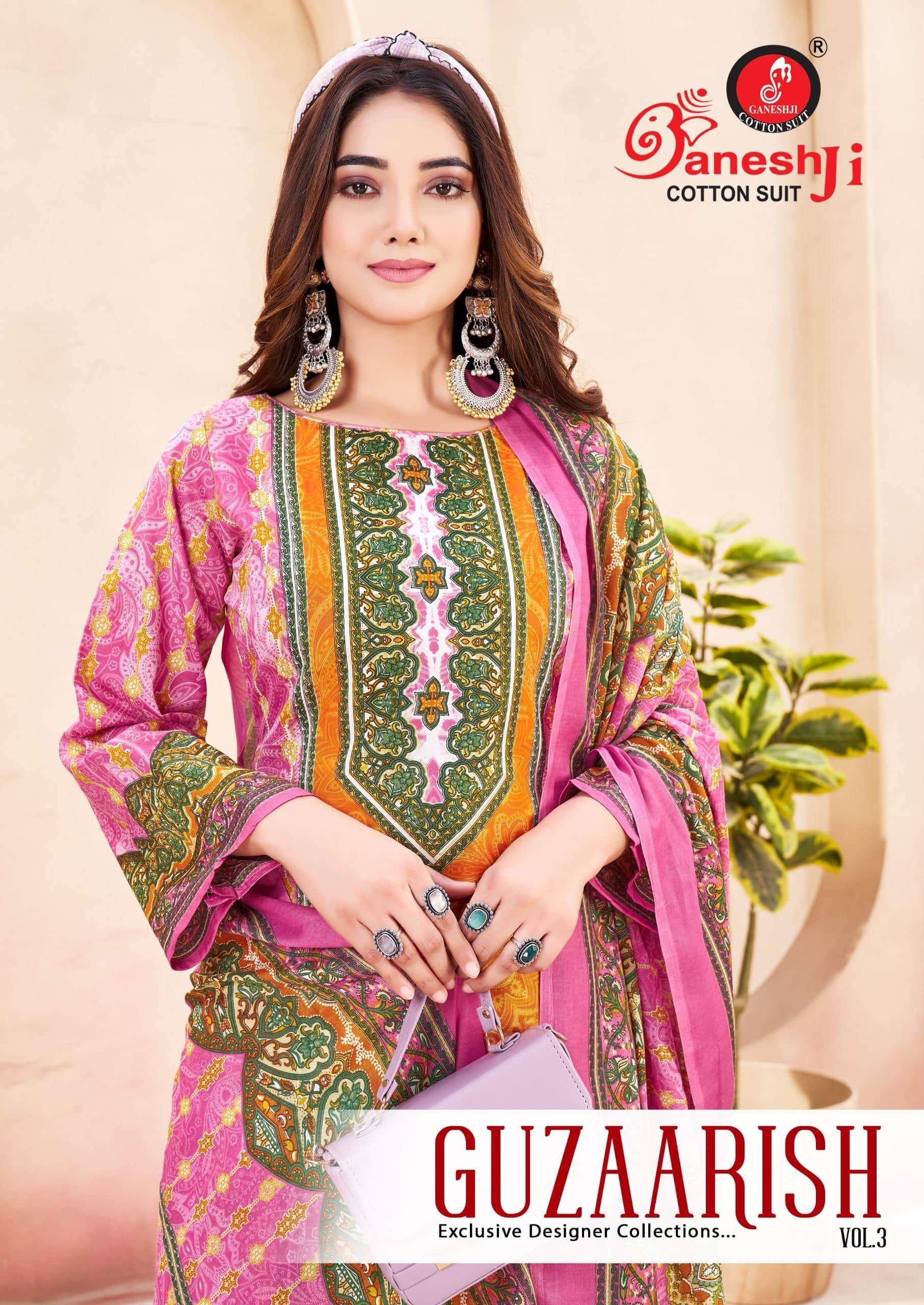 GANESHJI GUZAARISH VOL 3 BRANDED COTTON DESIGNER SALWAR SUIT...